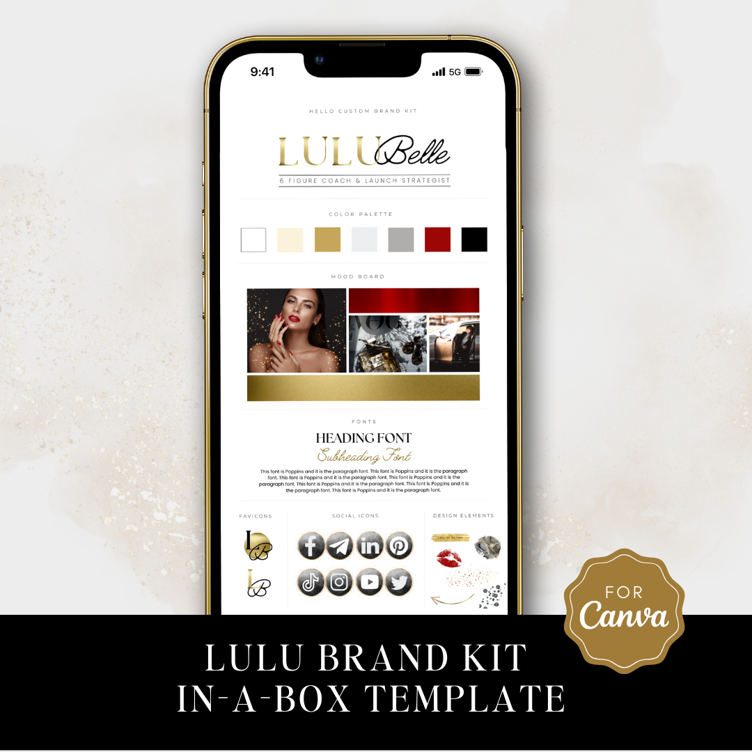 The "Lulu" Brand Kit In-A-Box
