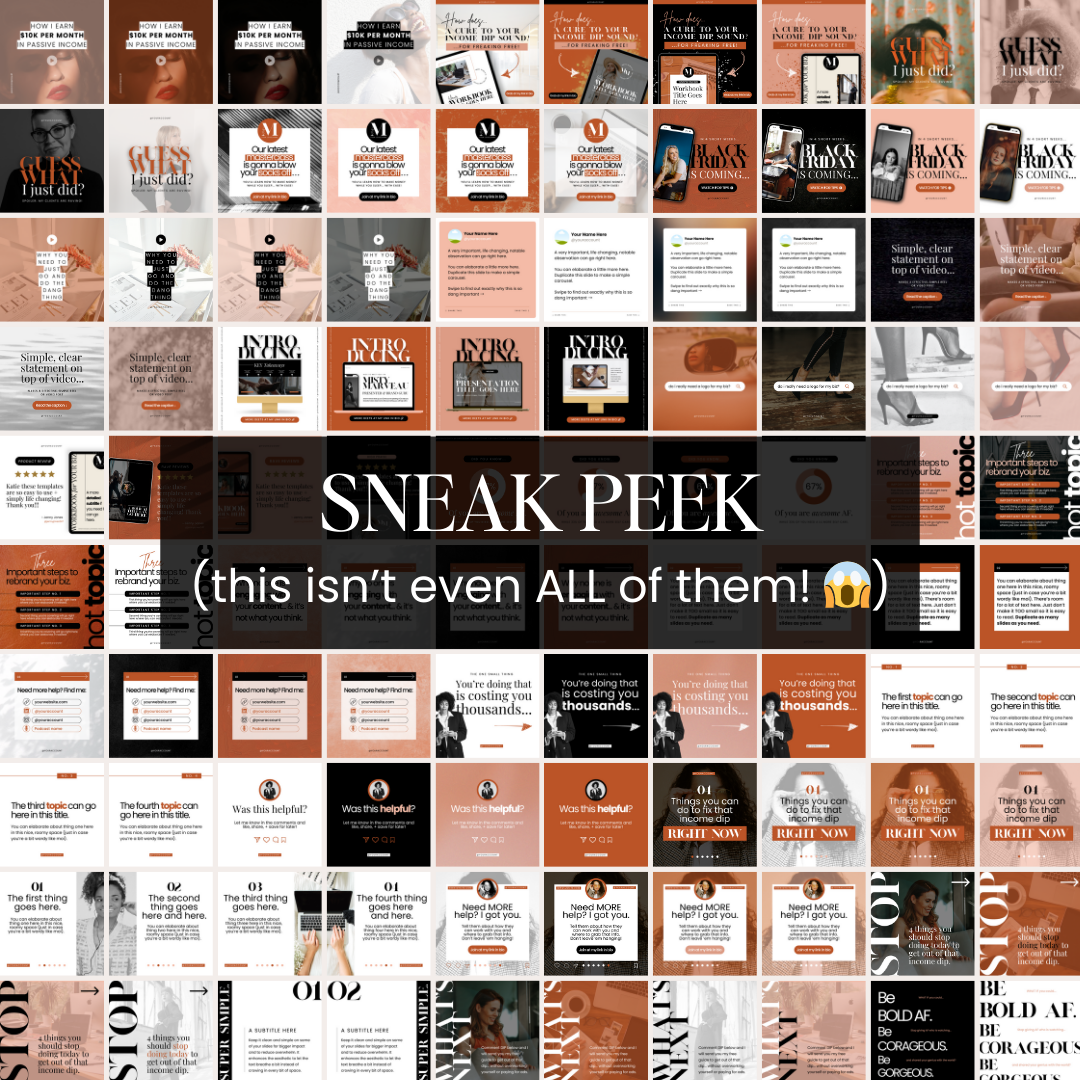 The "Misty" Hello Social Instagram Template Pack