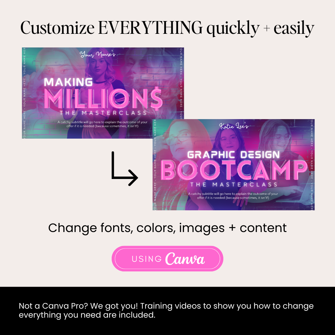 The "Making Millions" Sexify Your Offer Branding Template