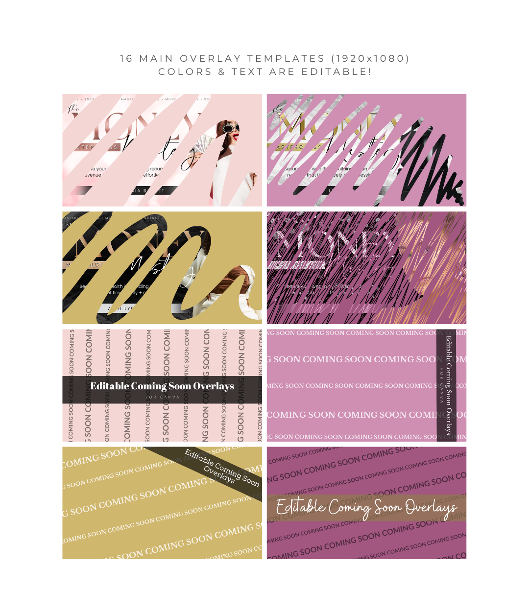 "Peekaboo Coming Soon Overlays" Sexify Your Offer Branding Template