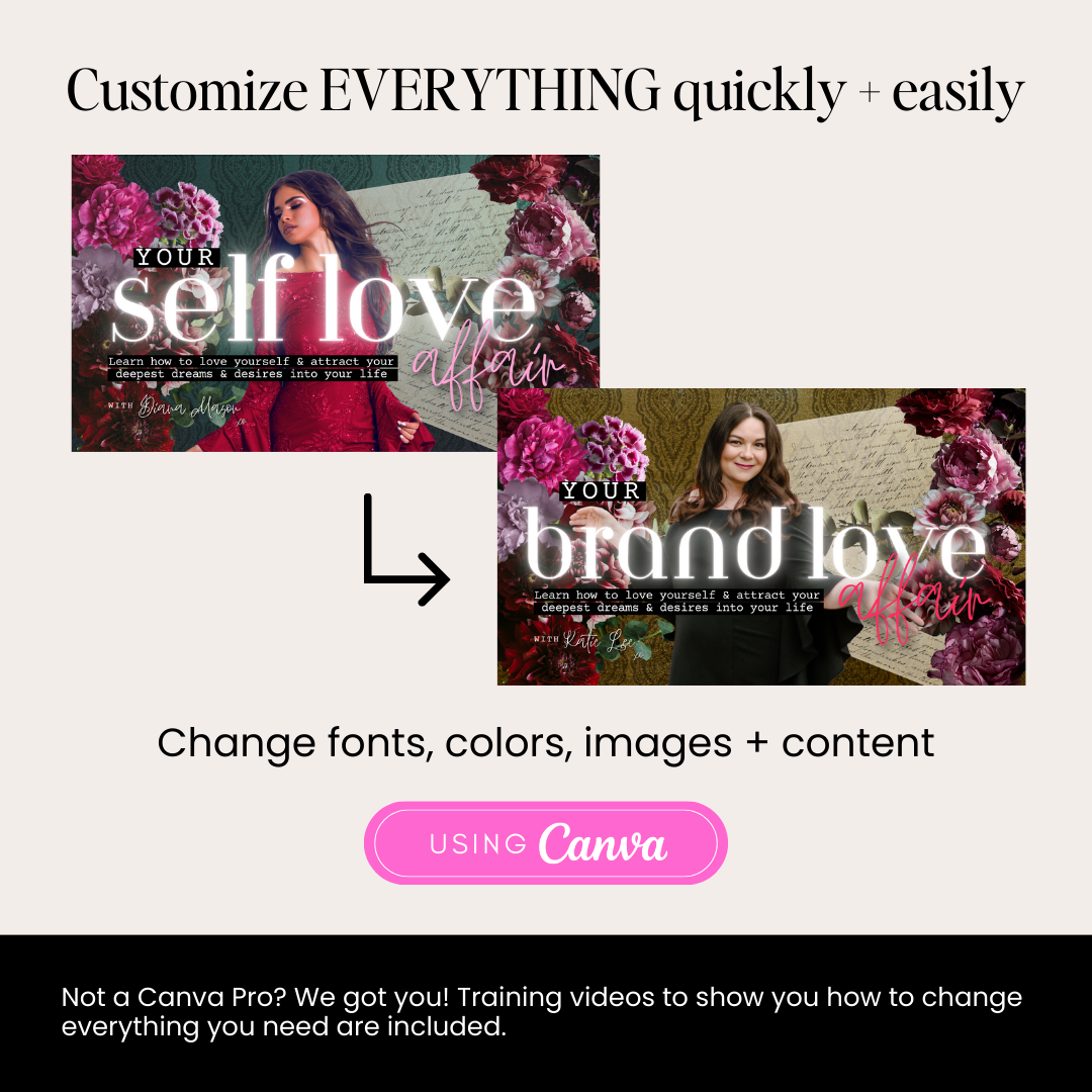 The "Self Love Affair" Sexify Your Offer Branding Template