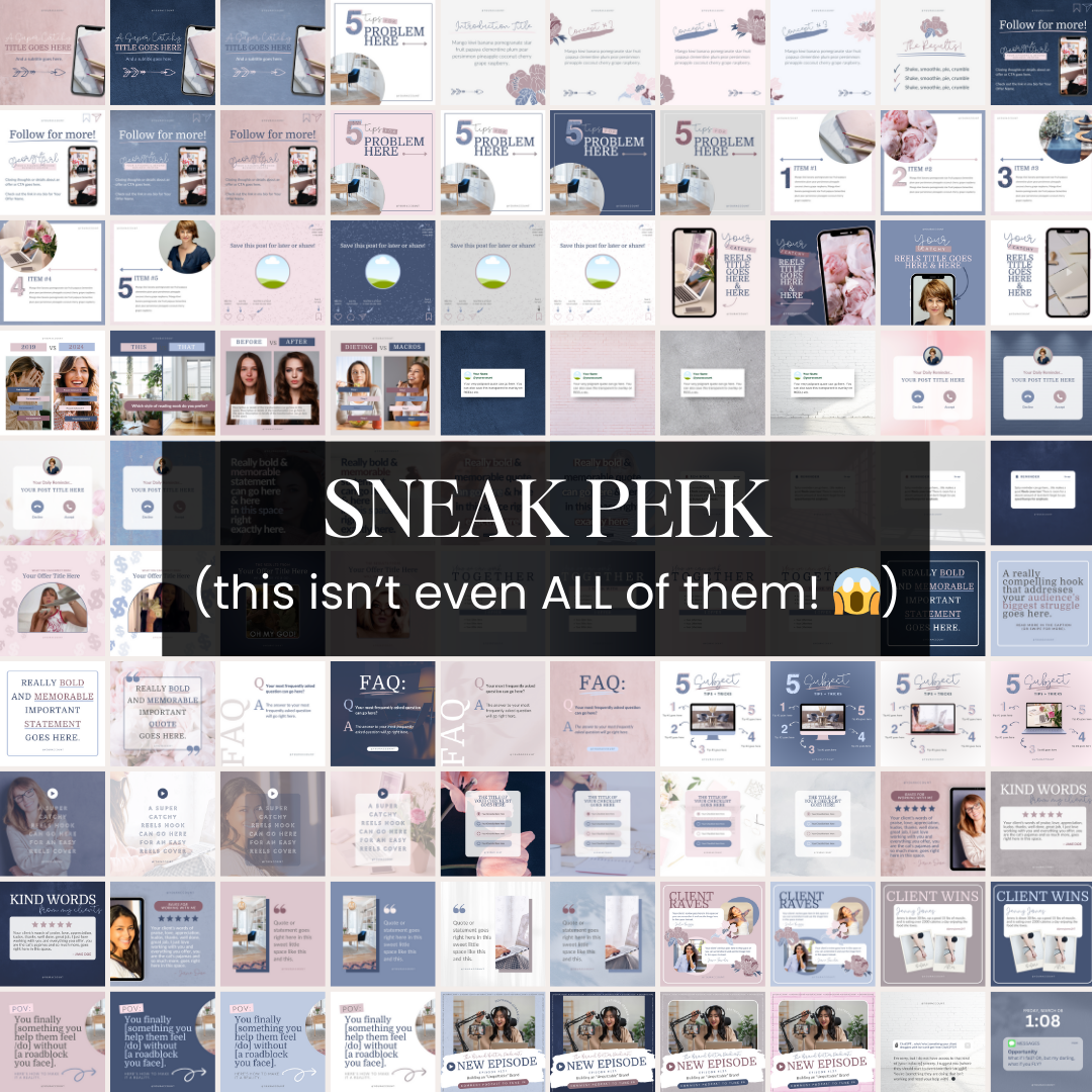 The "Georgie" Hello Social Instagram Template Pack