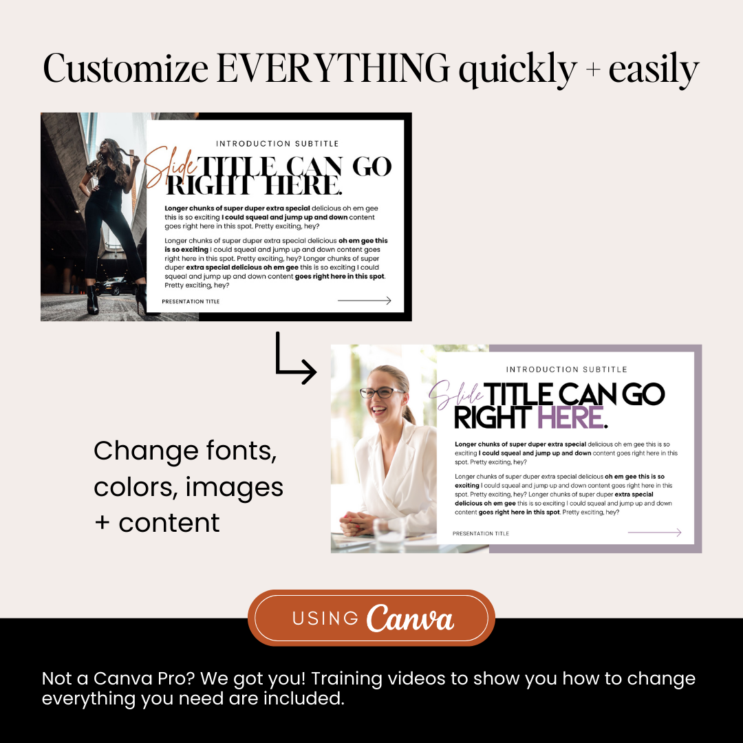The "Misty" Hello Organized CEO Slide Deck Template