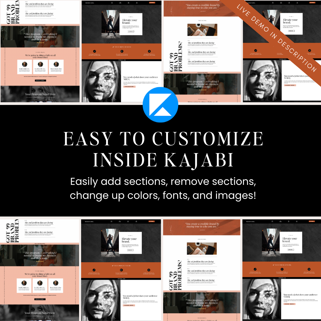 The "Misty" Kajabi Sales Page Template Kit