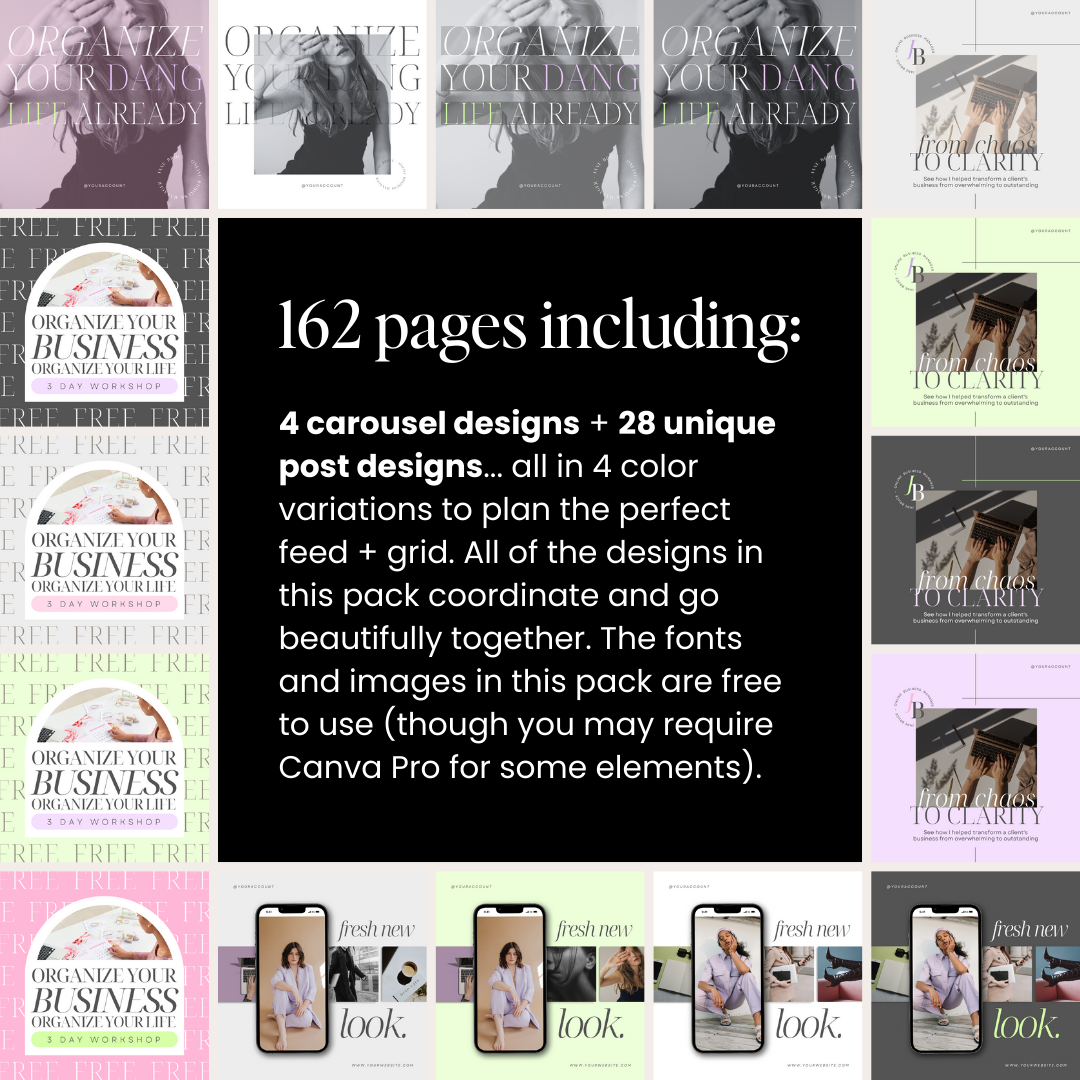 The "Jane" Hello Social Instagram Template Pack