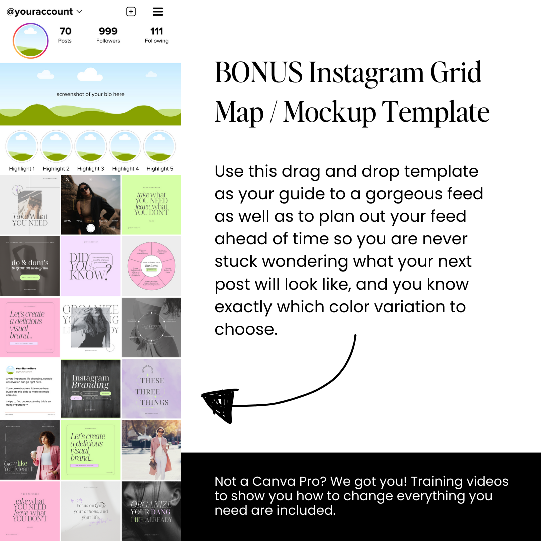 The "Jane" Hello Social Instagram Template Pack