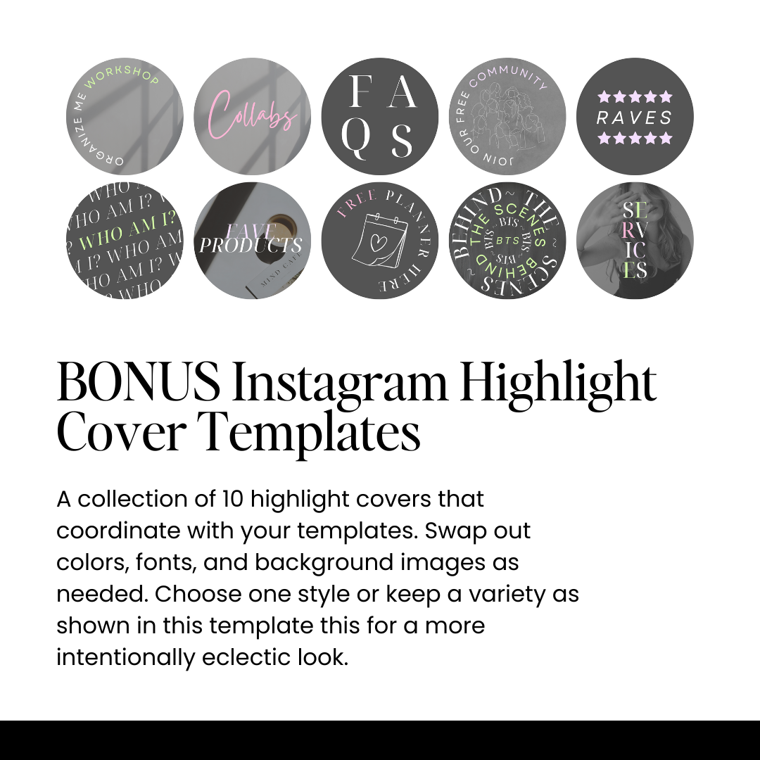 The "Jane" Hello Social Instagram Template Pack