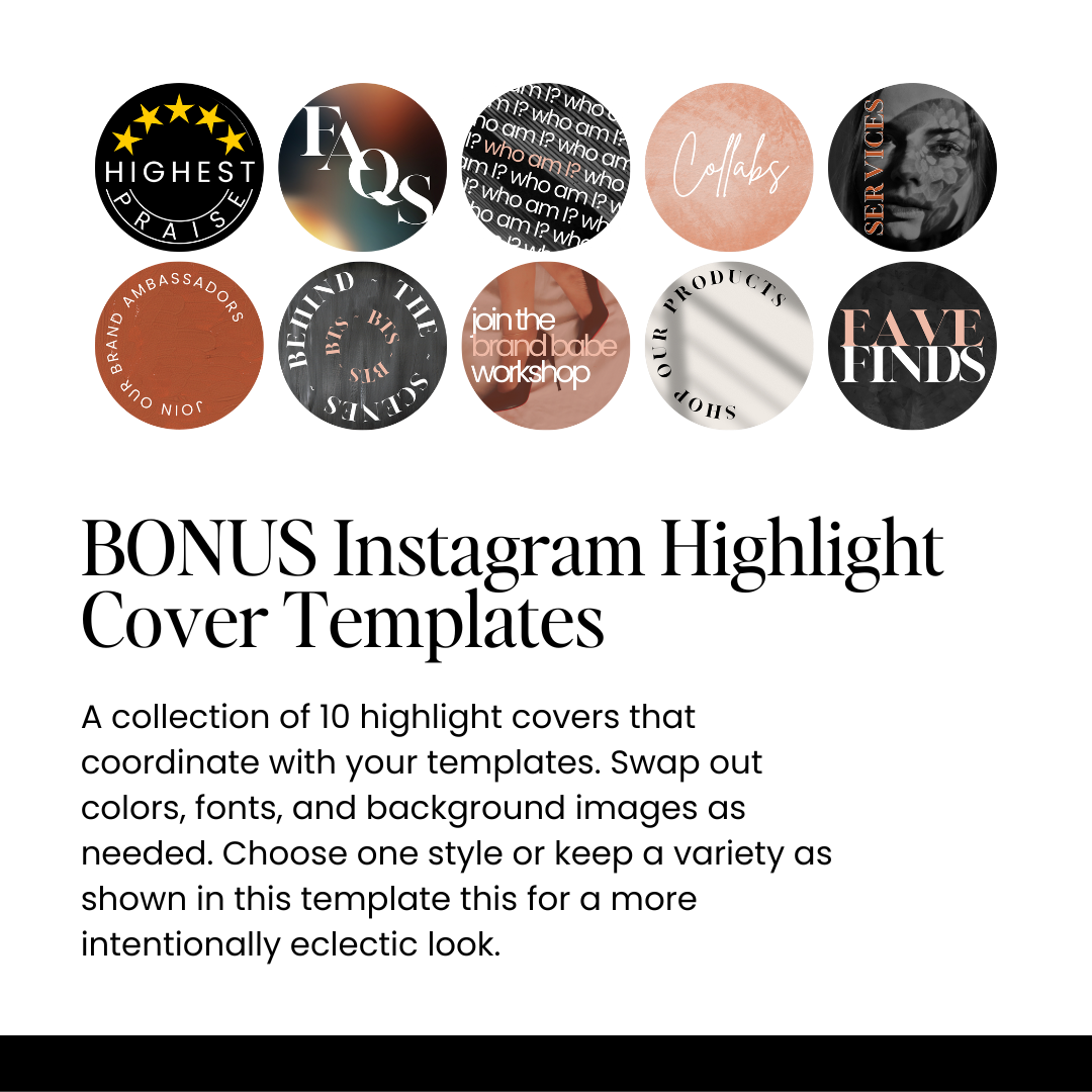The "Misty" Hello Social Instagram Template Pack