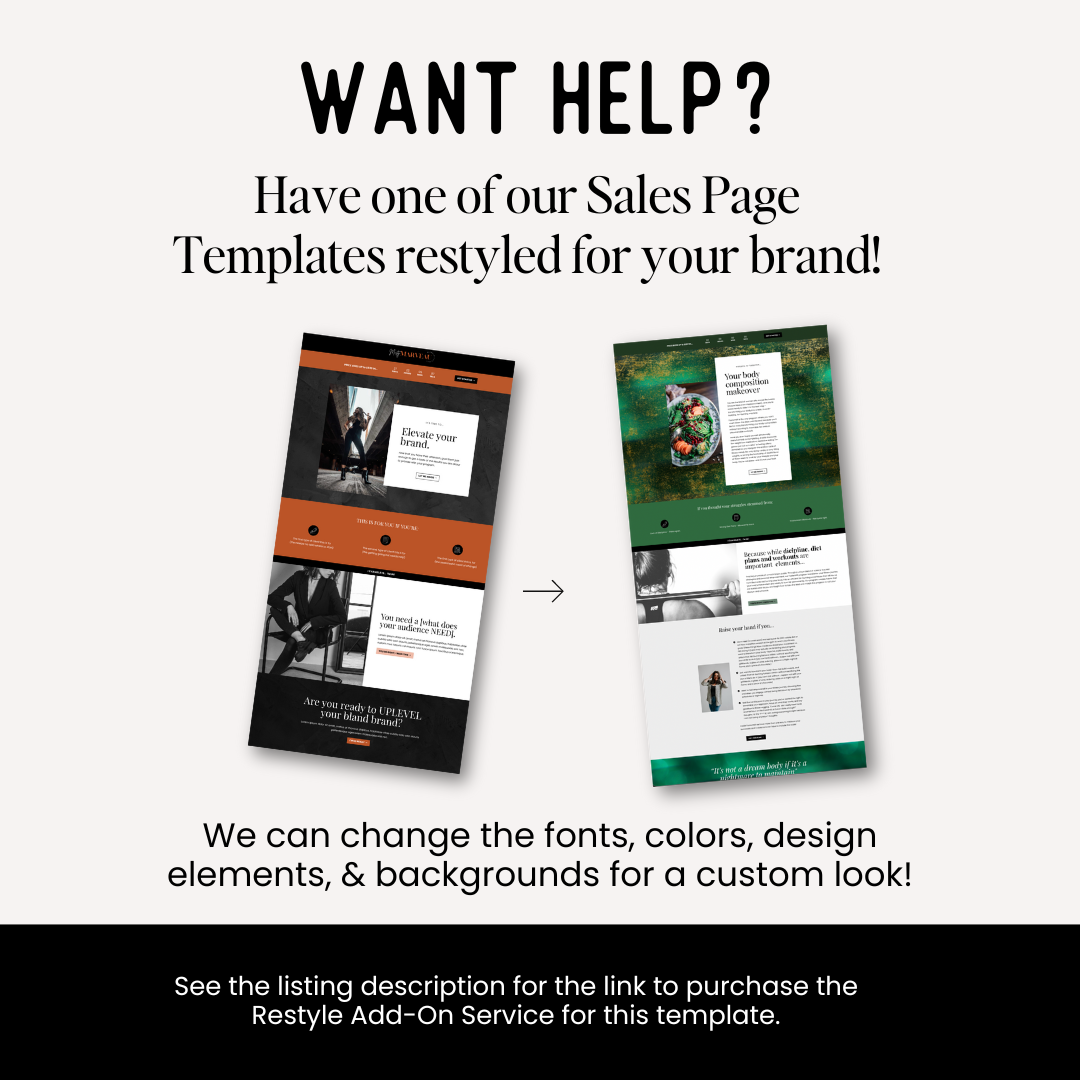 The "Georgie" Kajabi Sales Page Template Kit