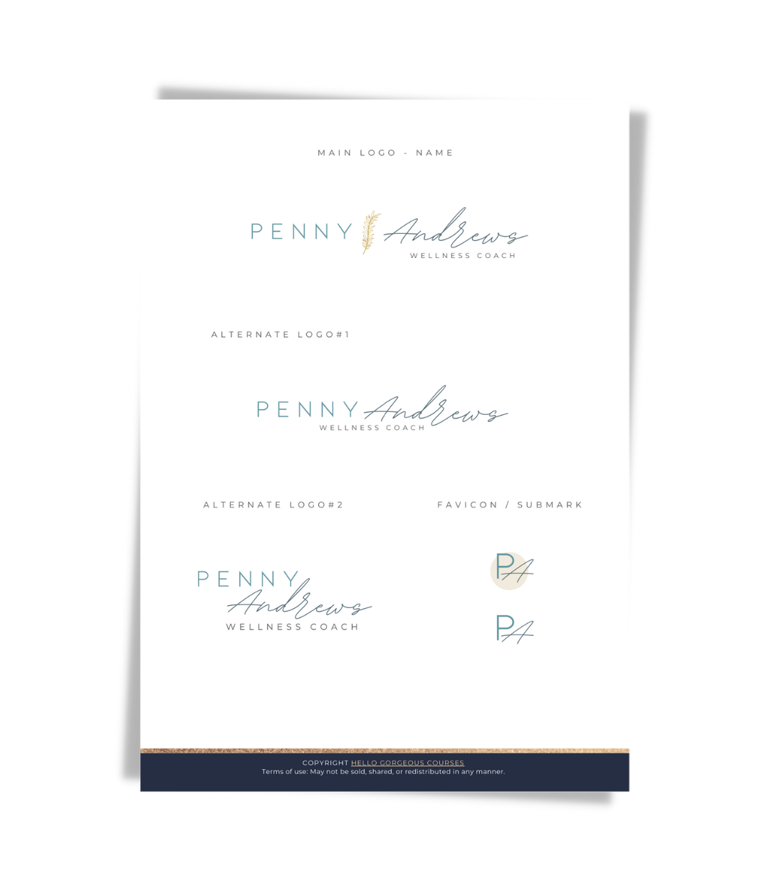 The "Penny" Brand Kit In-A-Box