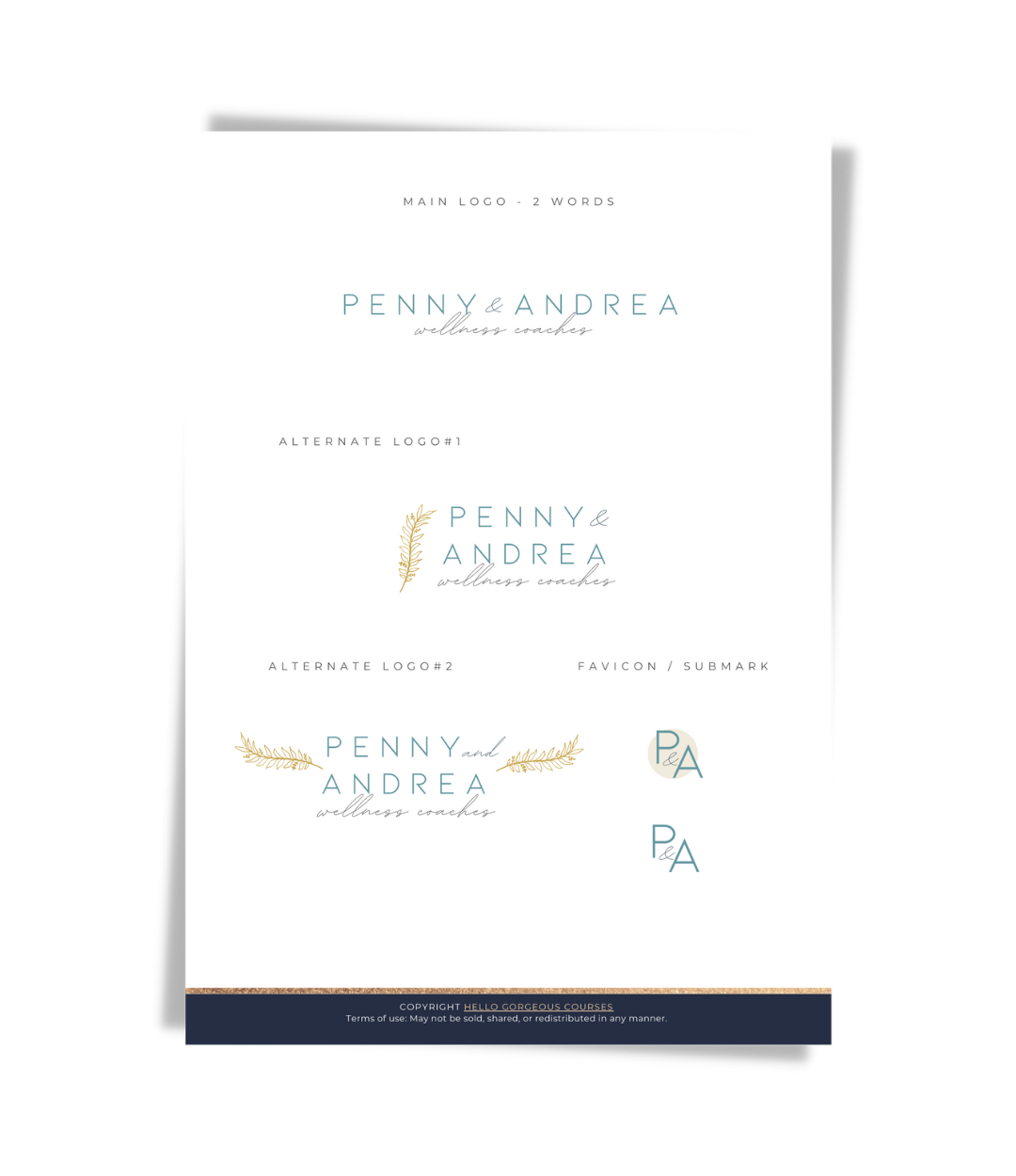 The "Penny" Brand Kit In-A-Box