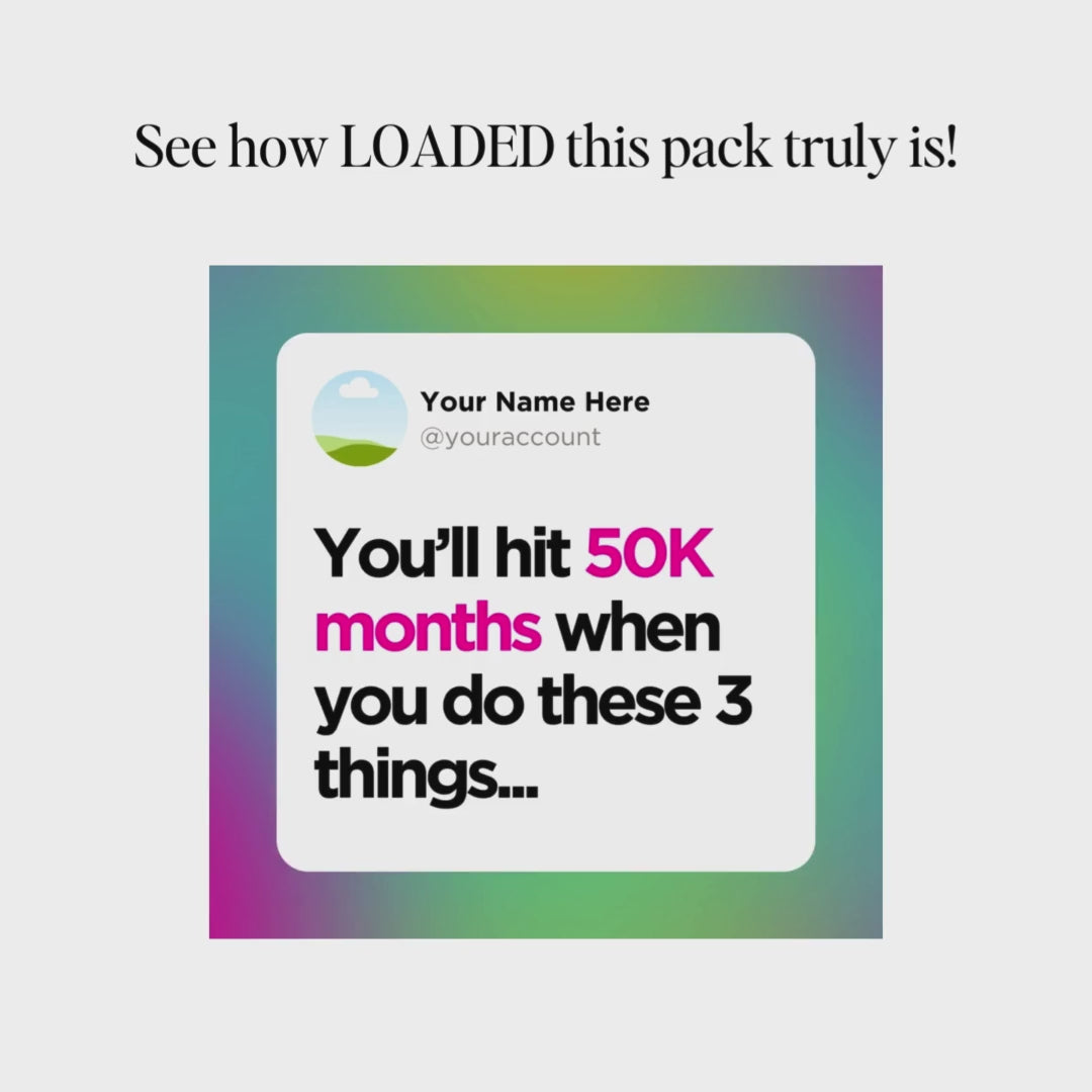 The "Stevie" Hello Social Instagram Template Pack