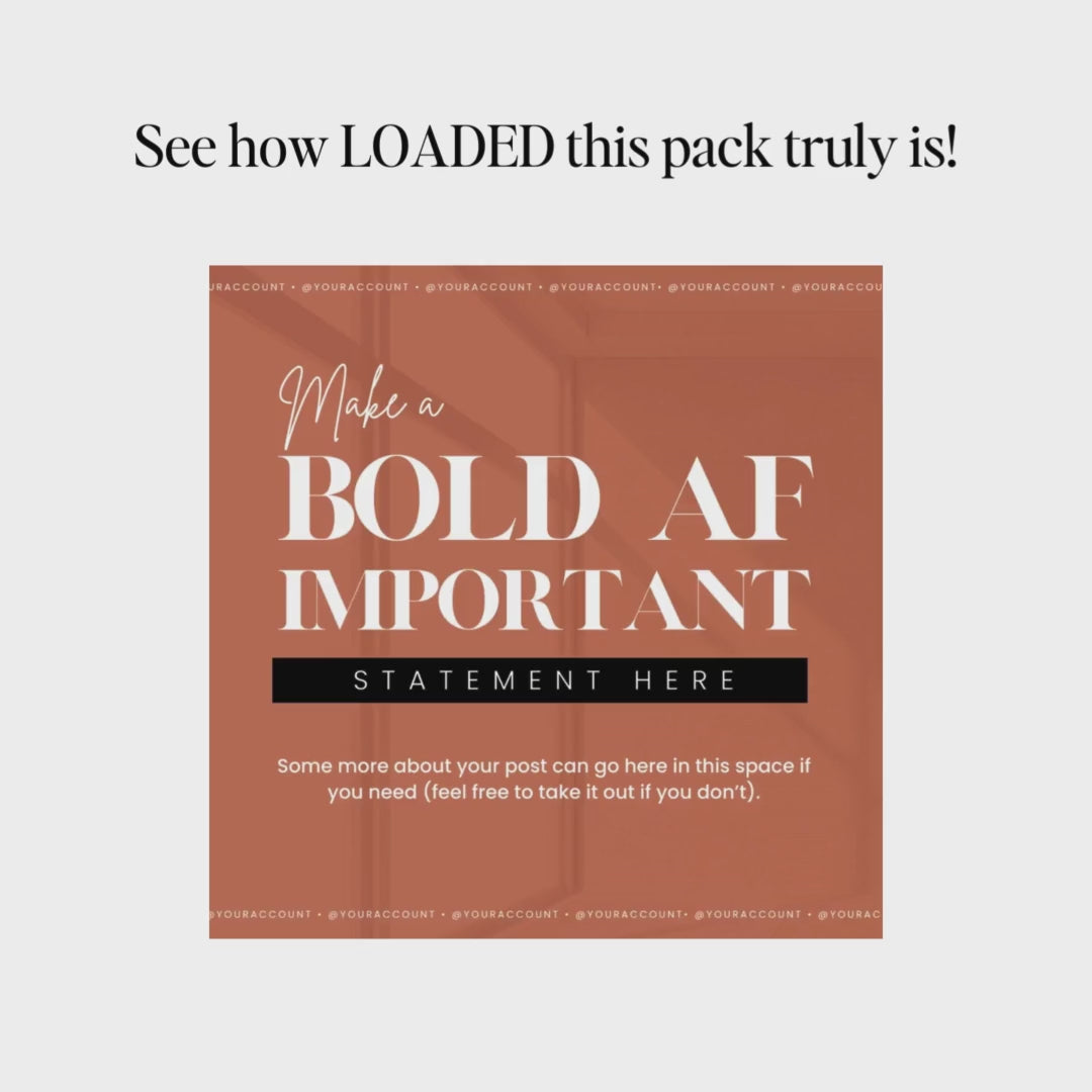 The "Misty" Hello Social Instagram Template Pack