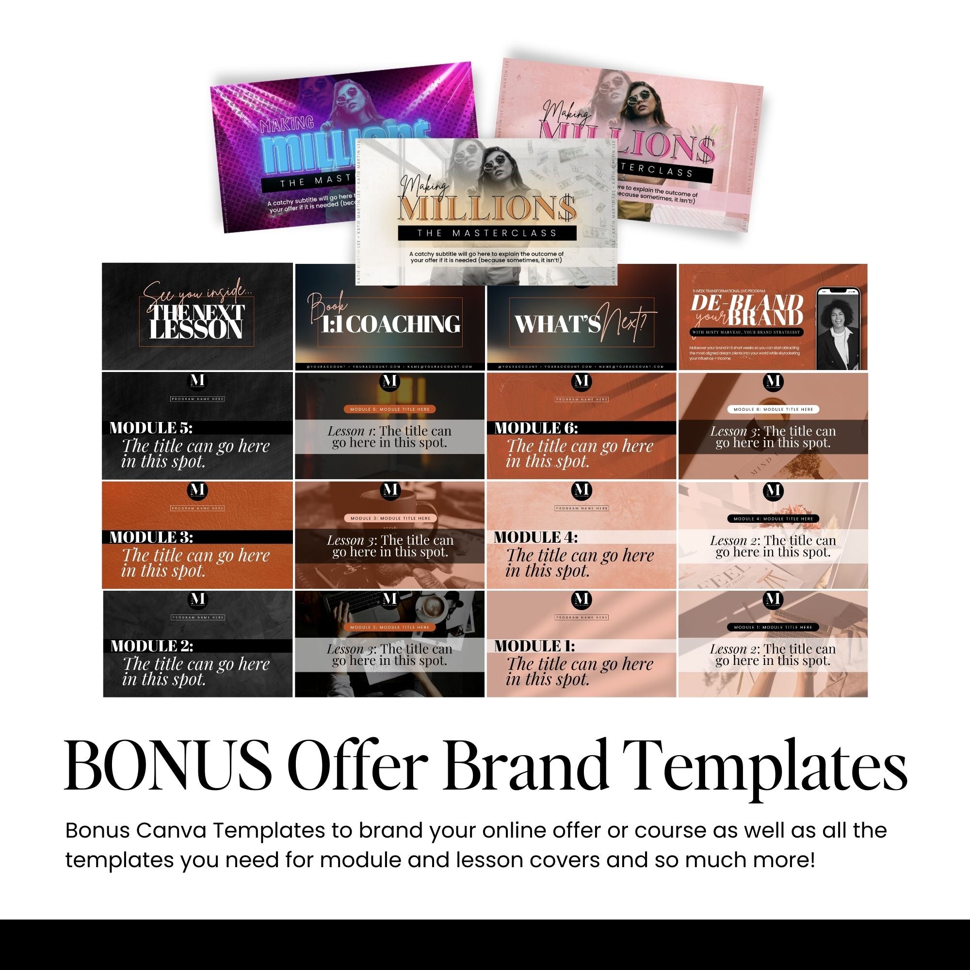 The &quot;Misty&quot; Ultimate Offer Creation Template Kit Bundle