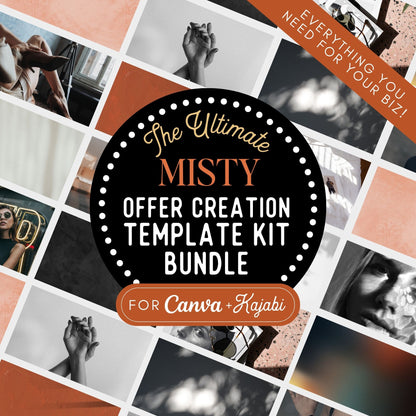 The &quot;Misty&quot; Ultimate Offer Creation Template Kit Bundle