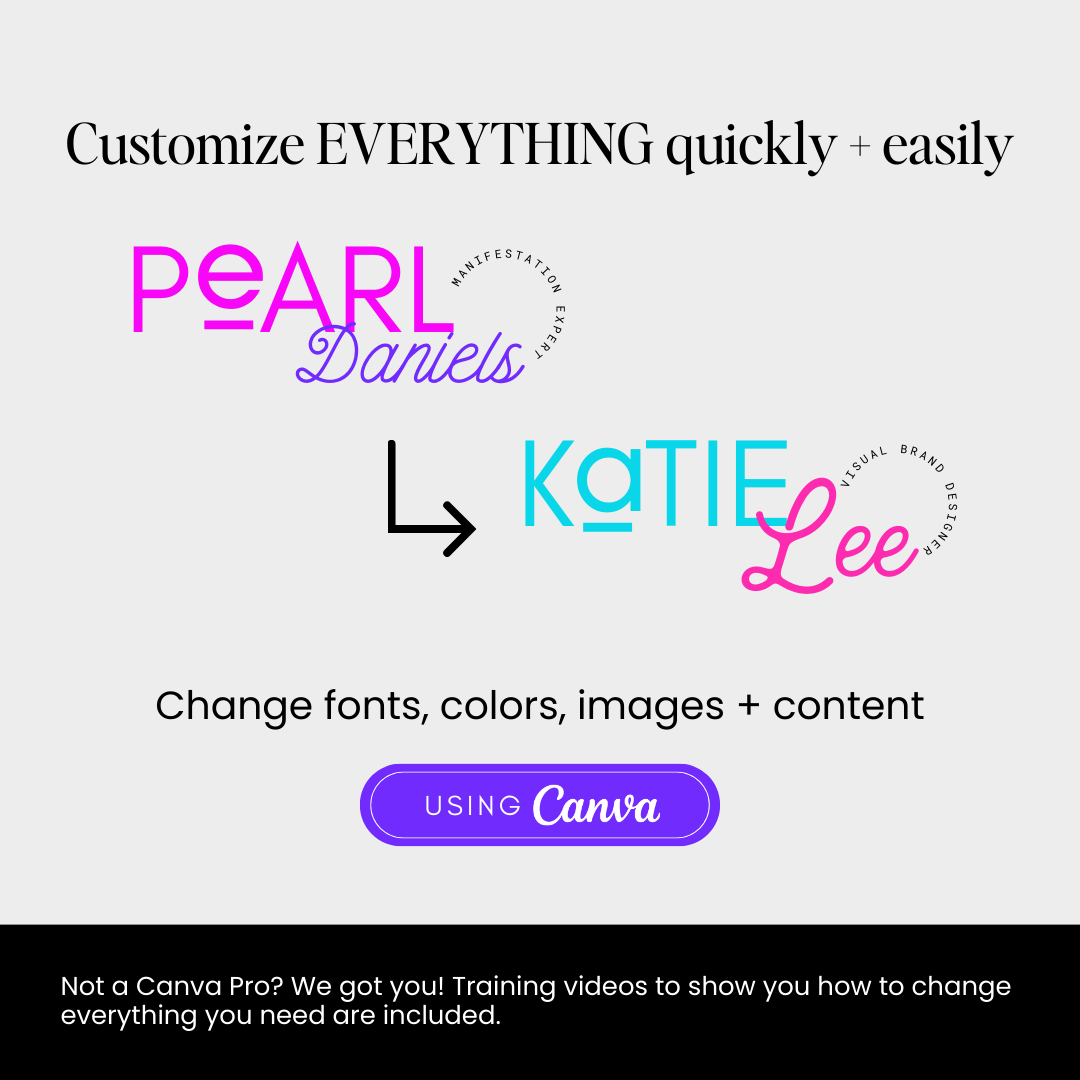 3 NEW Brand Kits In-A-Box Logo Template Bundle