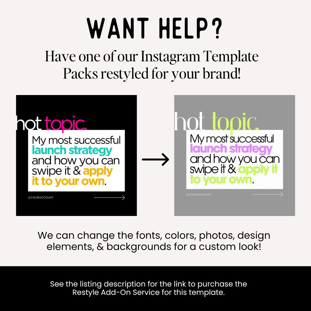 The &quot;Misty&quot; Hello Social Instagram Template Pack