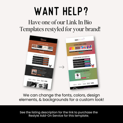 The &quot;Misty&quot; Link In Bio Canva + Kajabi Template Kit