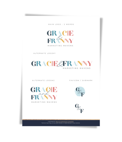 The &quot;Gracie&quot; Brand Kit In-A-Box