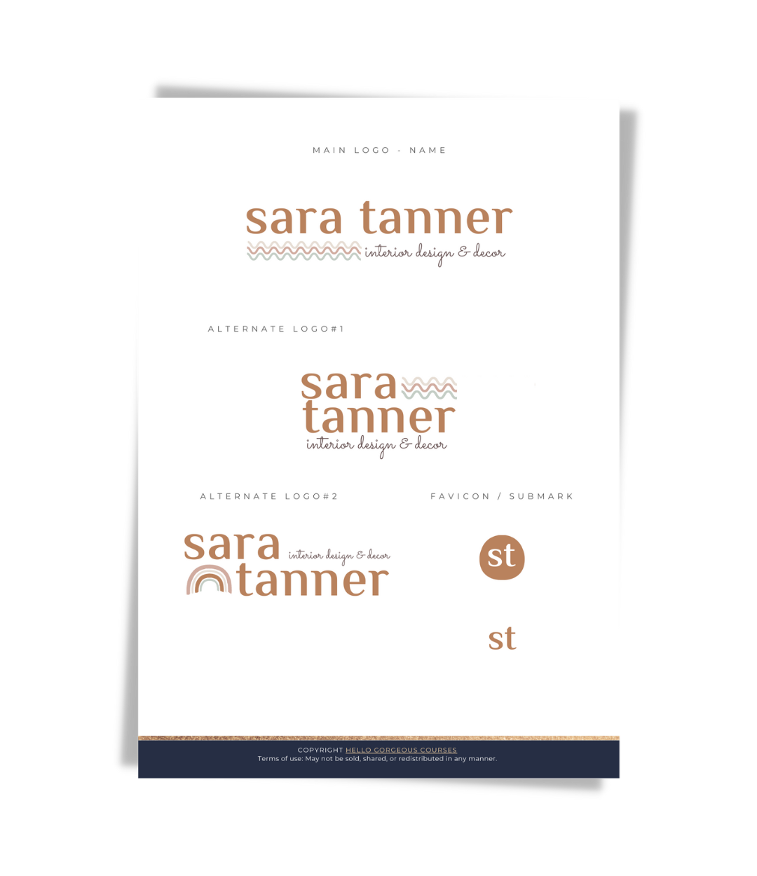 The &quot;Sara&quot; Brand Kit In-A-Box