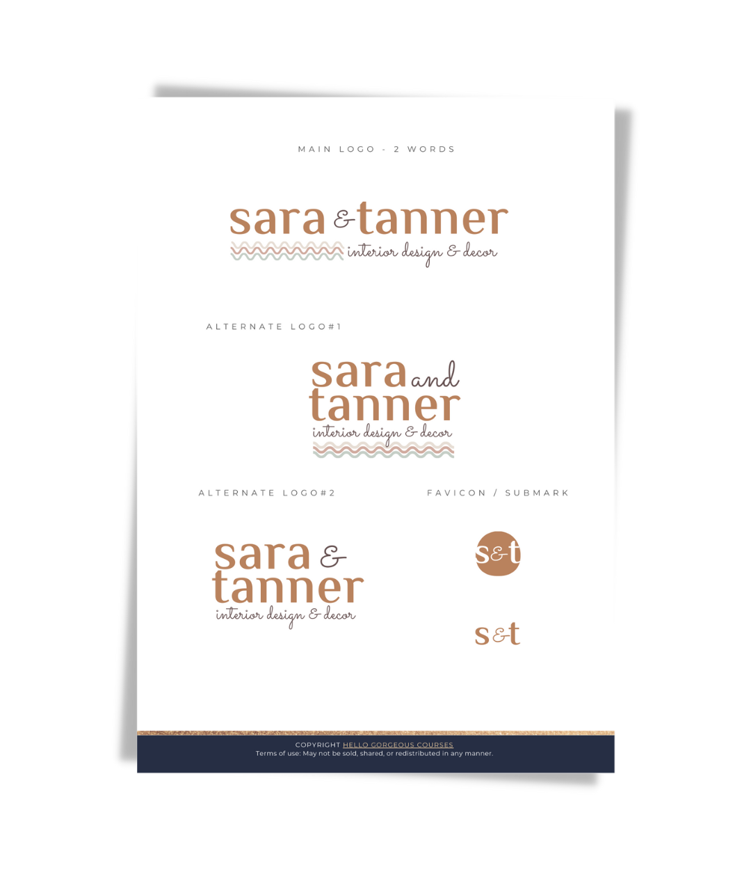 The &quot;Sara&quot; Brand Kit In-A-Box