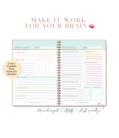 Hello Organized CEO Monthly/Weekly/Daily Planner Template